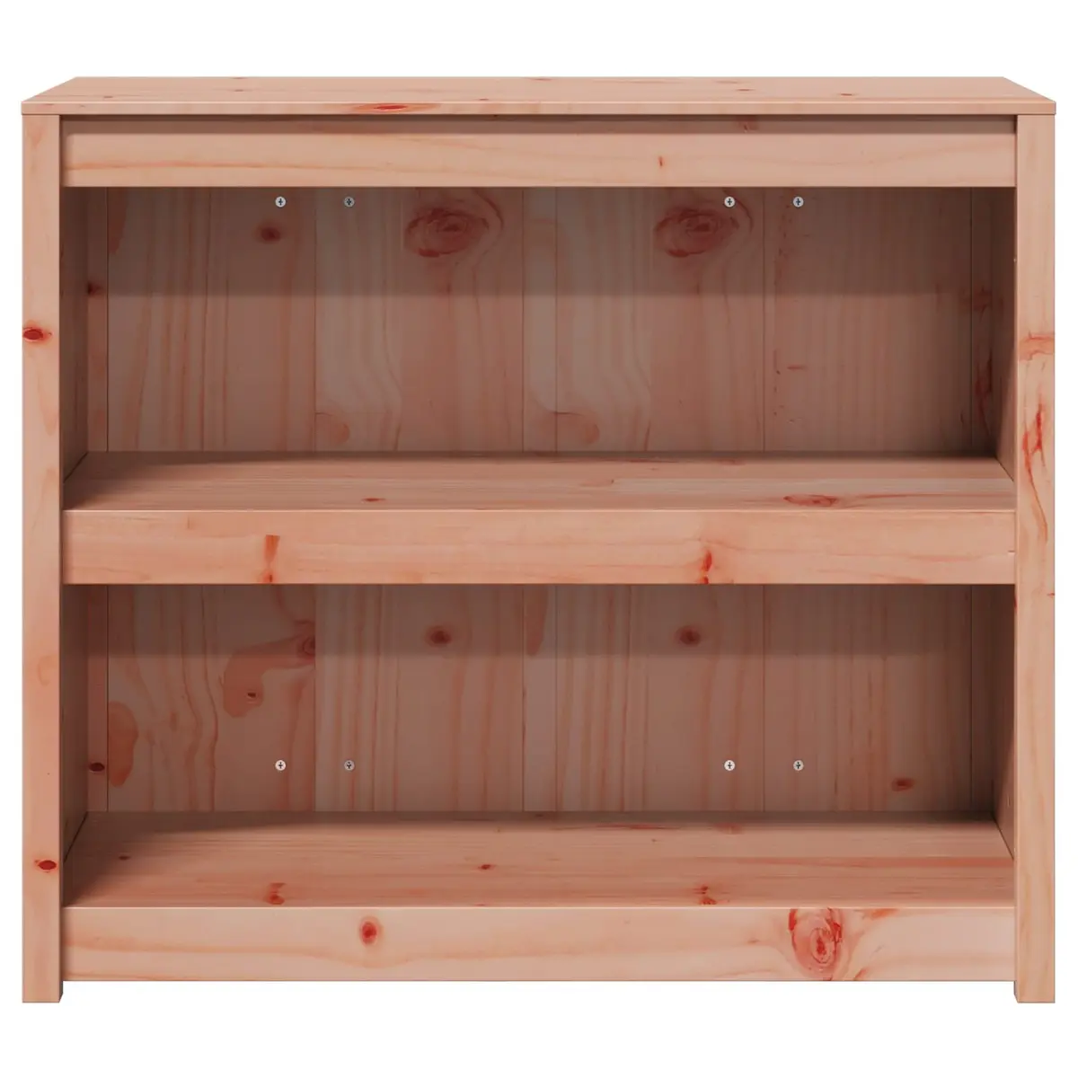 Brown Oak Kitchen Cabinet with Shelves 106x55x92cm