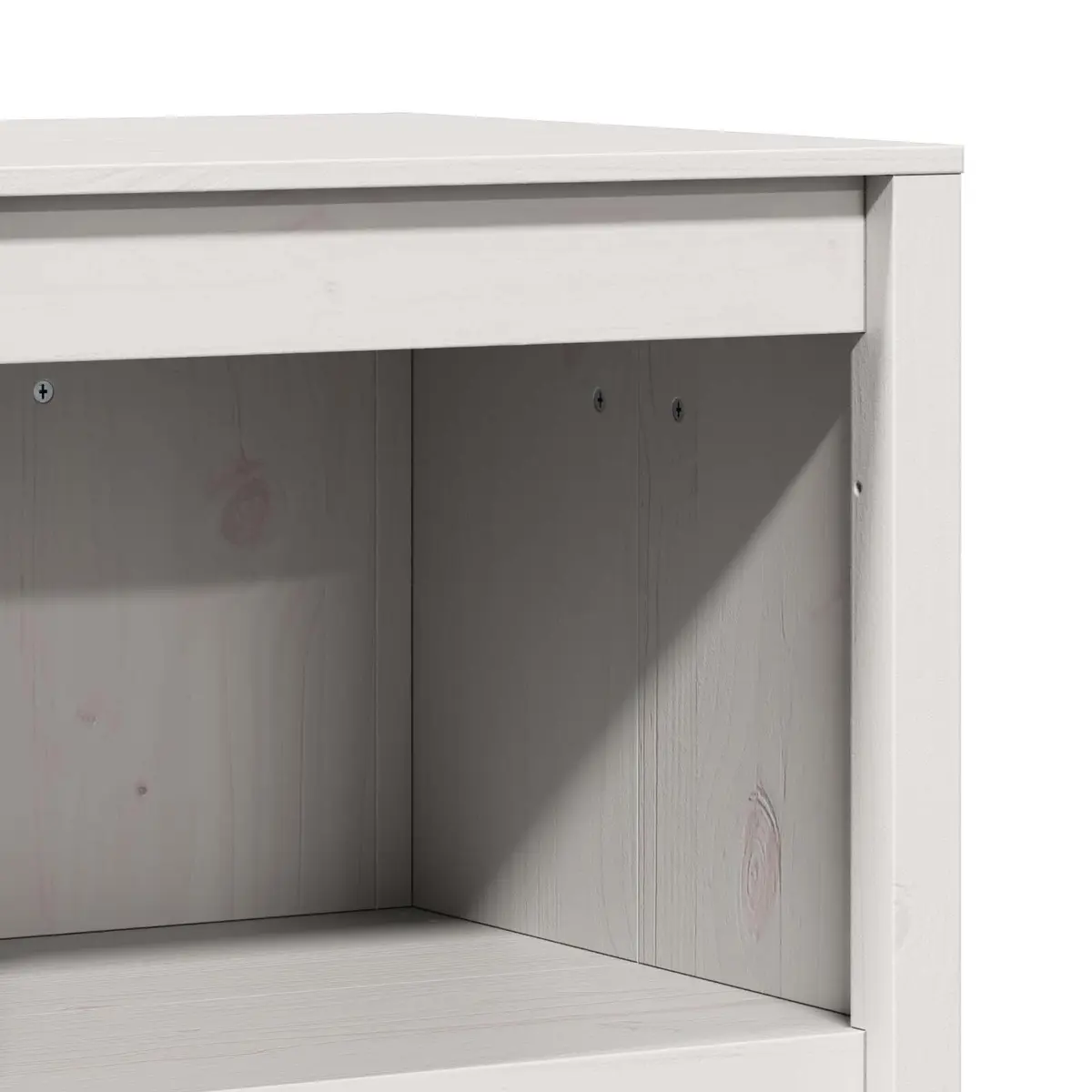 White Solid Pine Kitchen Cabinet 55x55x92cm