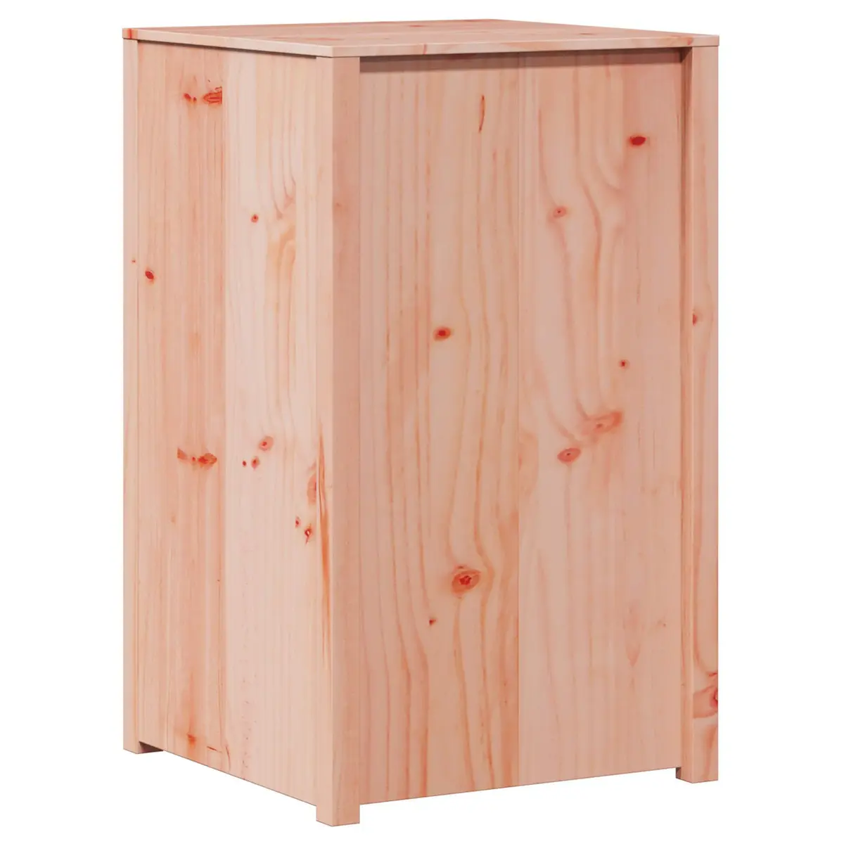Brown Oak Kitchen Cabinet with Minimalist Shelving Unit