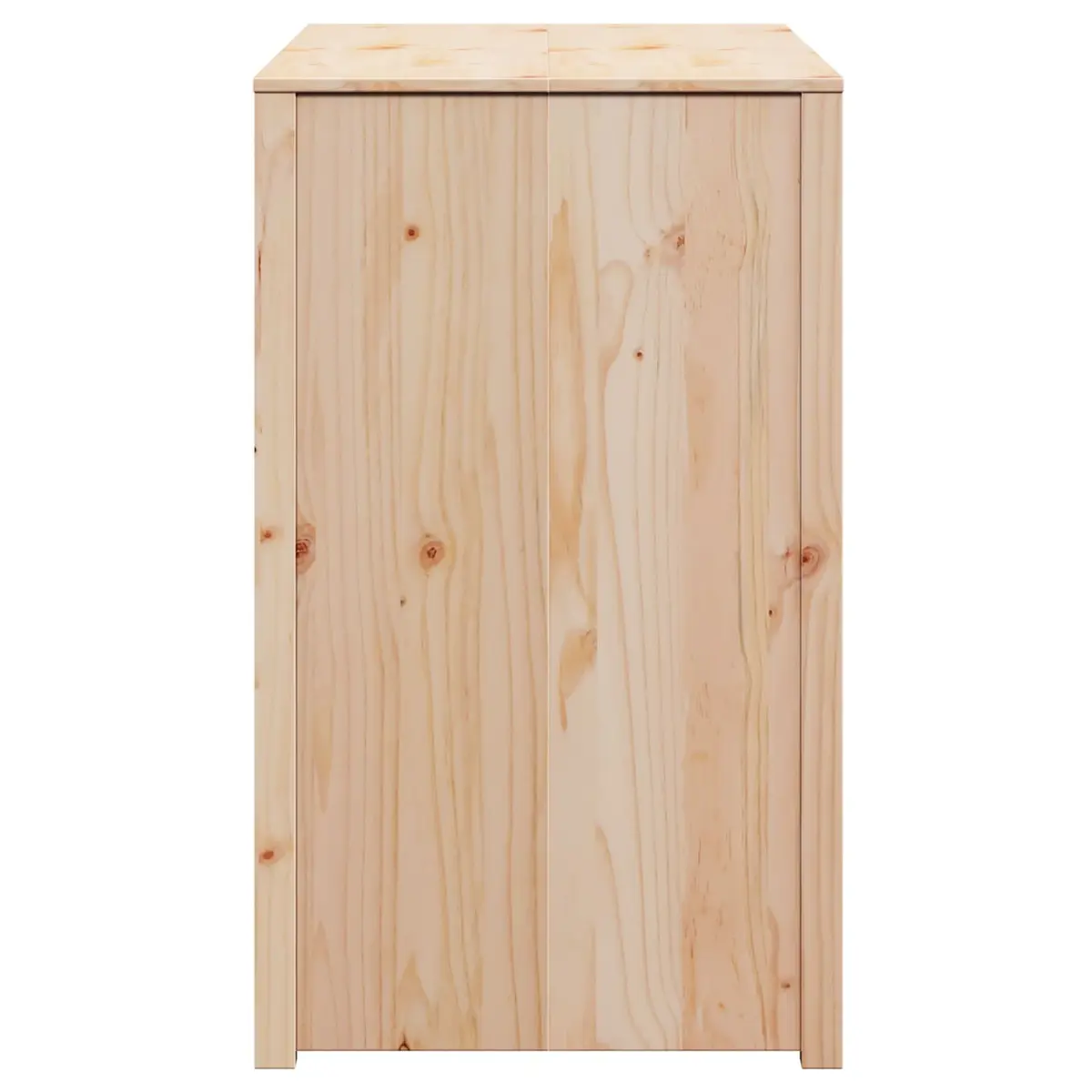 Brown Oak Kitchen Cabinet with Shelf