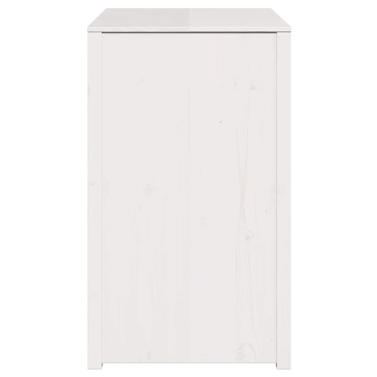 Kitchen Cabinet Modern Warm White 106 x 55 x 92 cm Solid Pine Wood Storage Unit