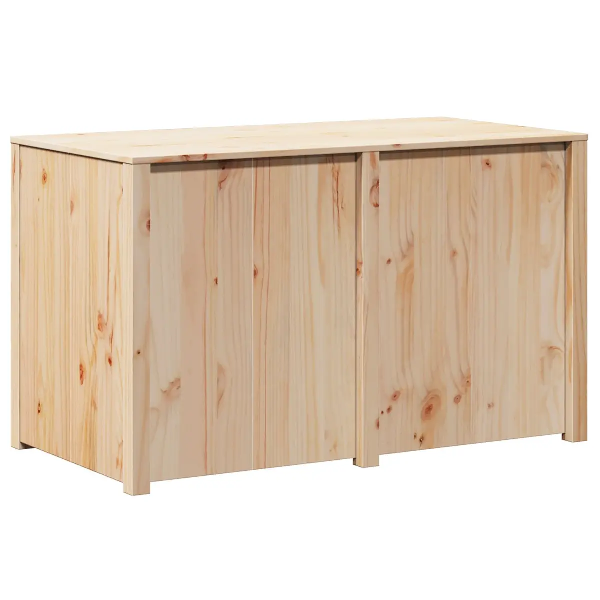 Kitchen Cabinet Brown Oak Solid Pine Storage Unit Modern Home Furniture