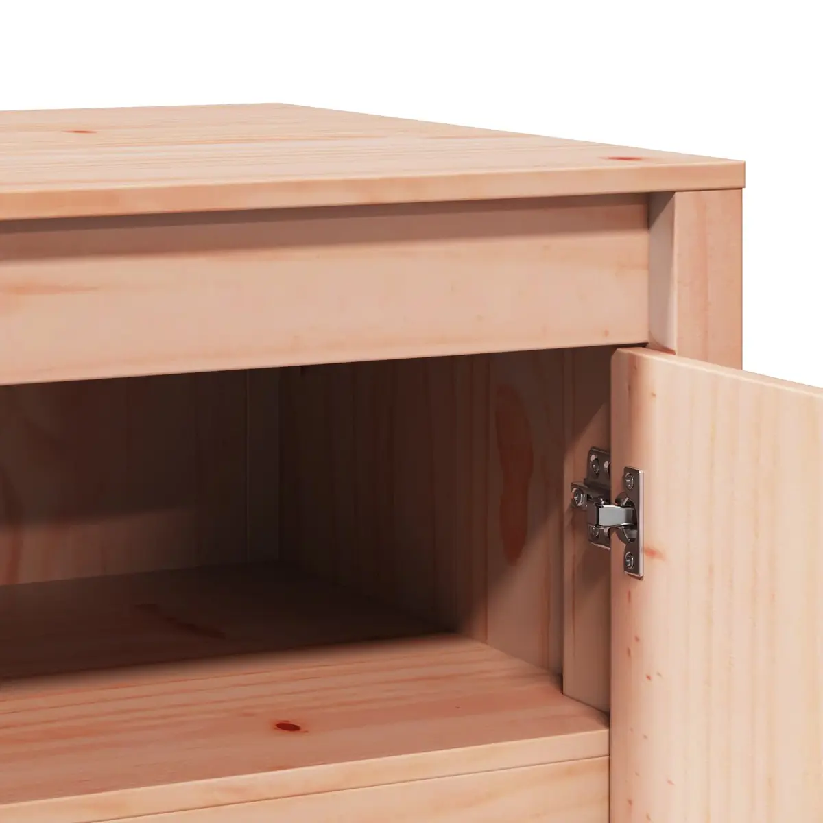 Kitchen Cabinet with Shelf Brown Oak Storage Unit Modern Home Furniture