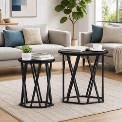 Modern Round Coffee Table for Cozy Living Spaces