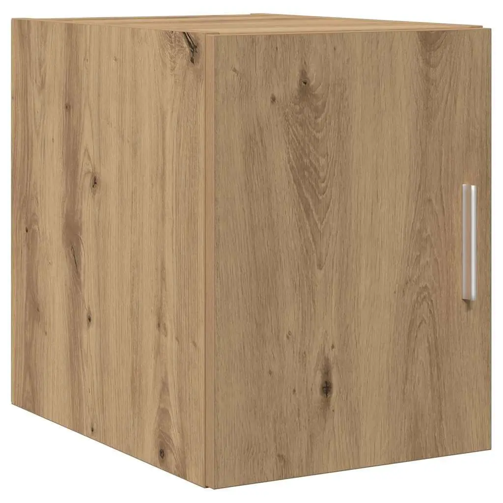 Wall-Mounted Cabinet Brown Modern Storage Furniture Engineered Wood 30 x 42.5 x 39.5 cm