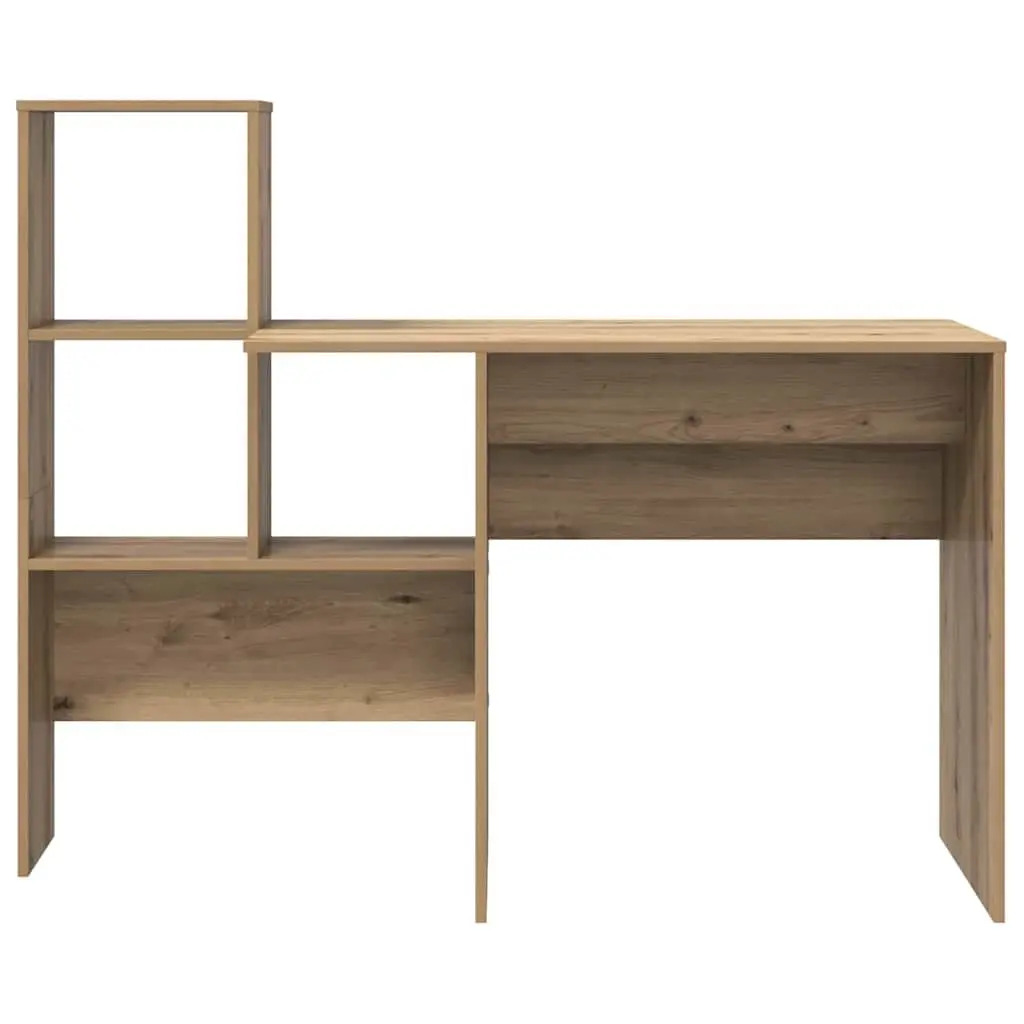 Brown Engineered Wood Desk for Home Office and Study