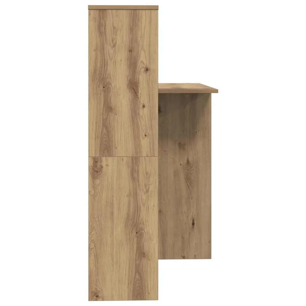 Brown Engineered Wood Desk for Home Office and Study