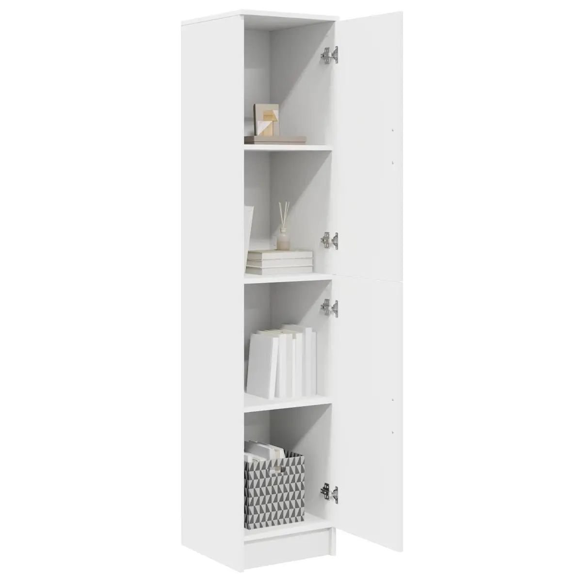 White Highboard Storage Cabinet for Home