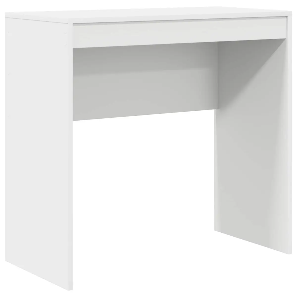 Writing Desk White Compact Engineered Wood 80 x 40 x 76 cm