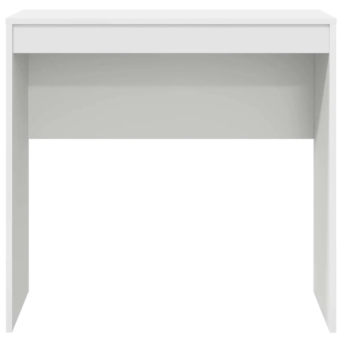 Writing Desk White Compact Engineered Wood 80 x 40 x 76 cm