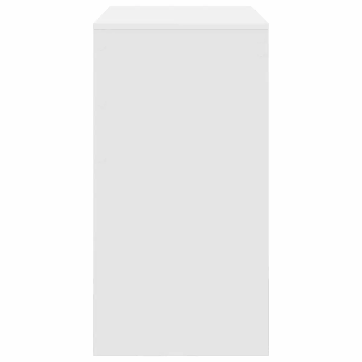 Writing Desk White Compact Engineered Wood 80 x 40 x 76 cm