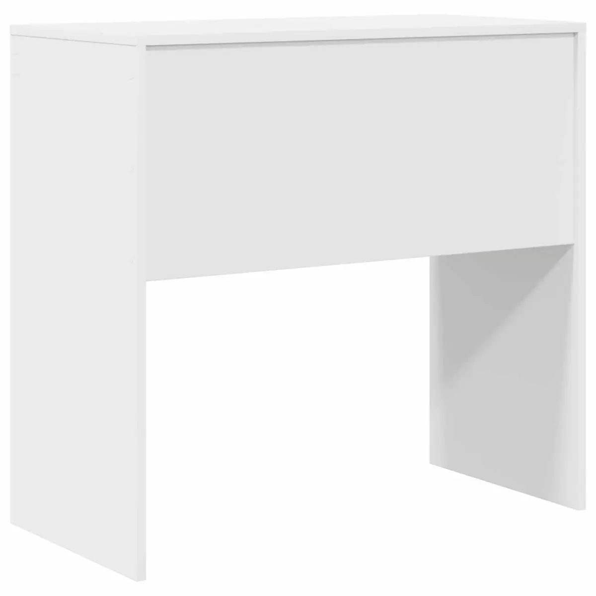 Writing Desk White Compact Engineered Wood 80 x 40 x 76 cm