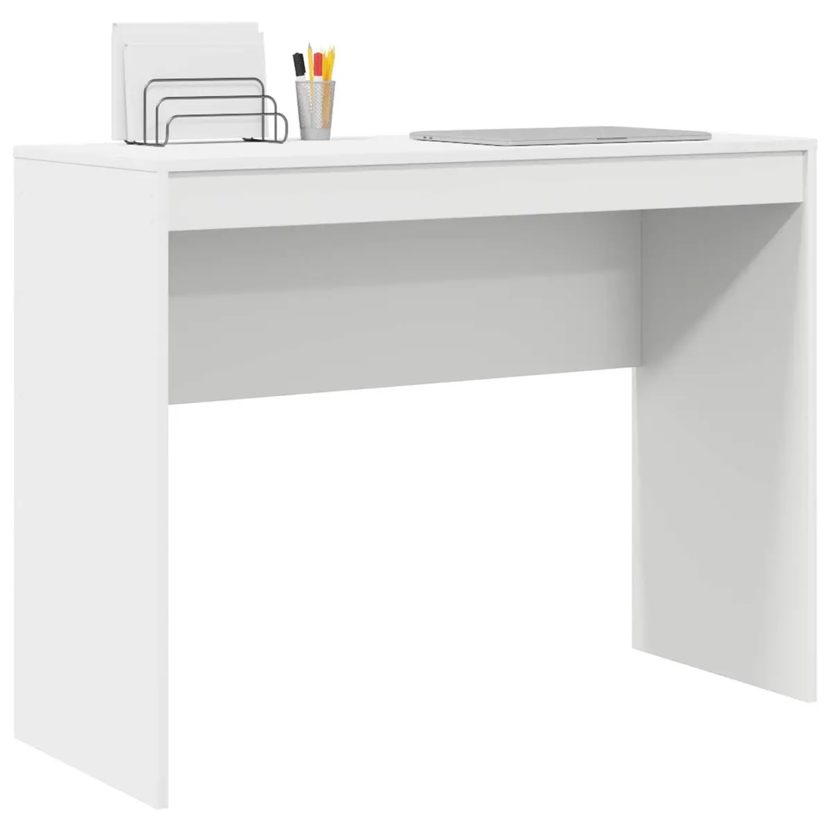 White Writing Desk for Home and Office 100x40x76cm