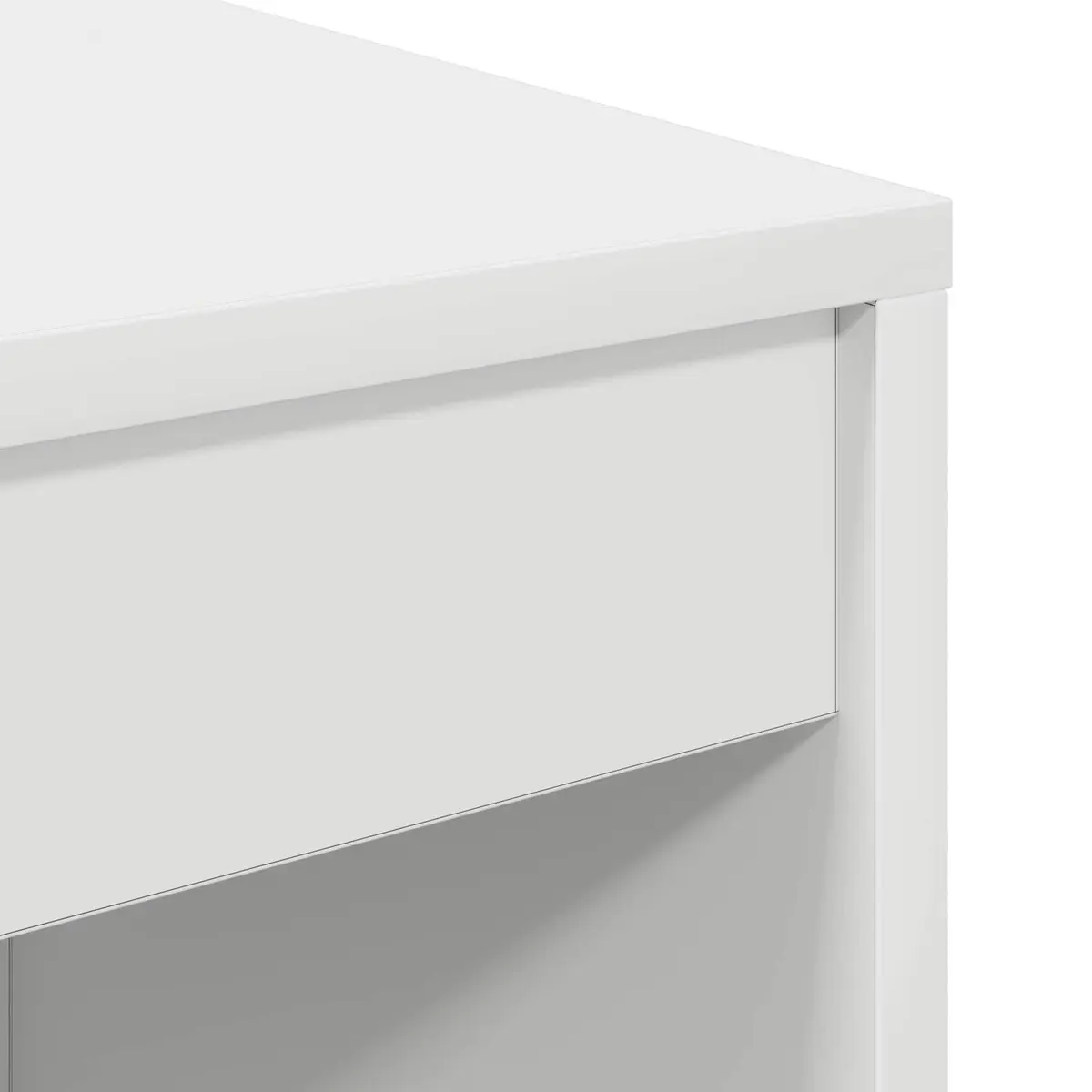 White Writing Desk for Home and Office 100x40x76cm