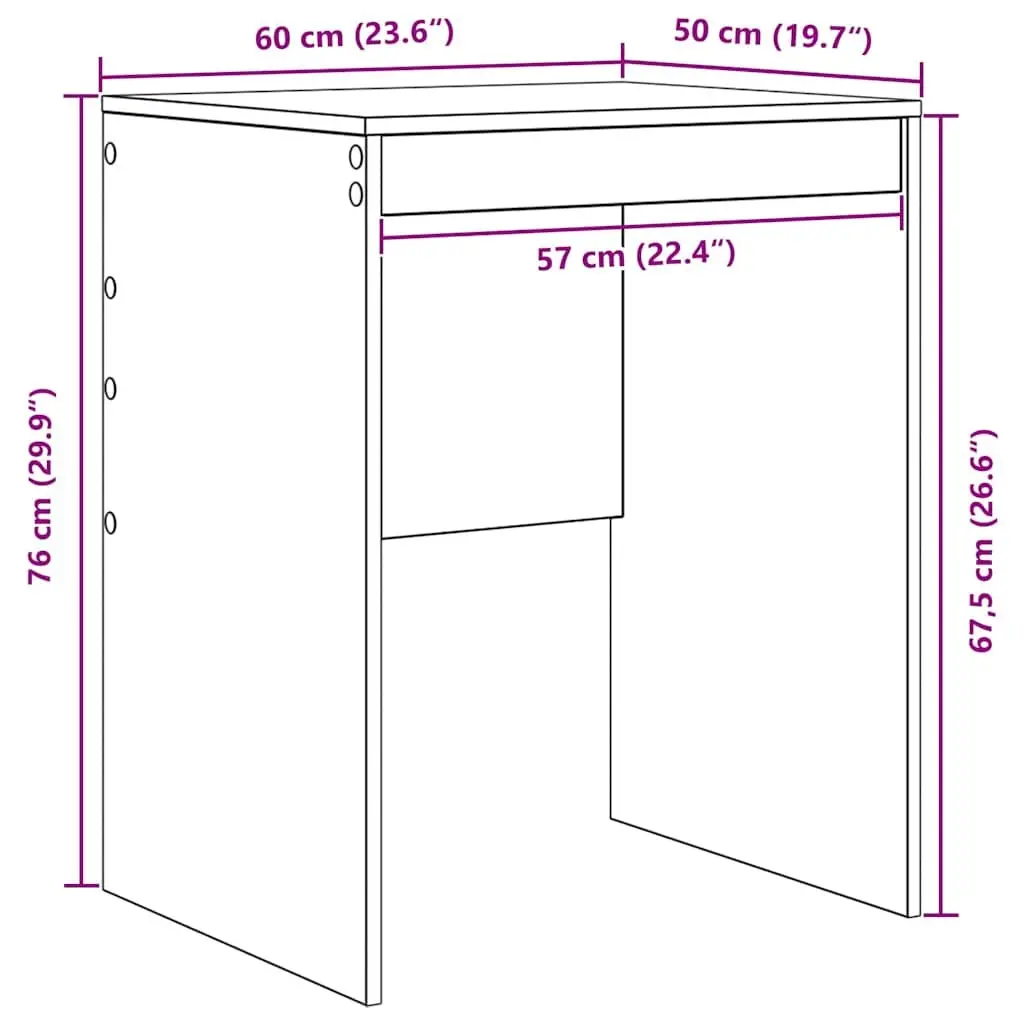 White Writing Desk for Home Study