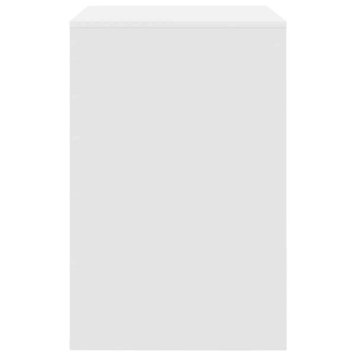 White Writing Desk Compact Home Office Study Computer Workstation Engineered