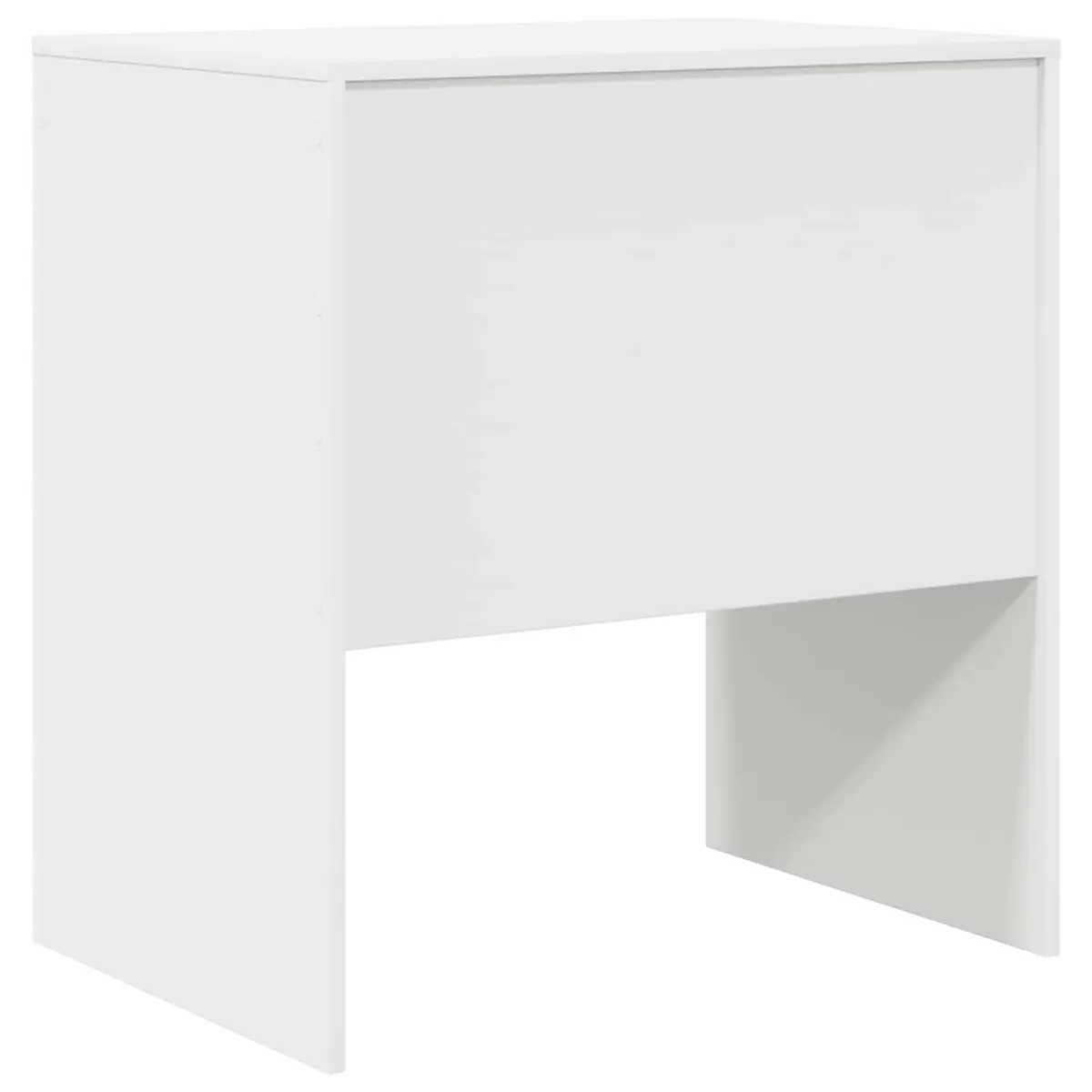 White Writing Desk Compact Home Office Study Computer Workstation Engineered