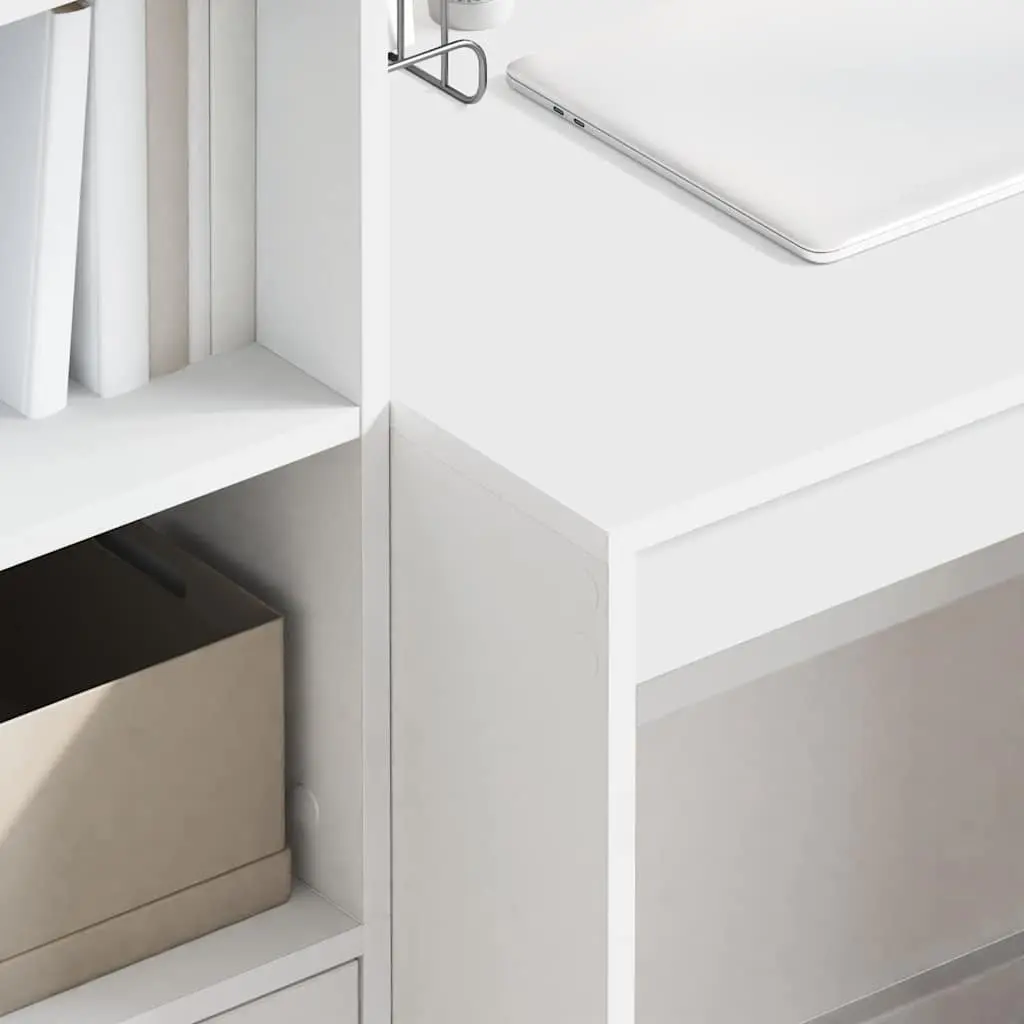White Writing Desk for Home Office