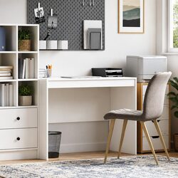 White Writing Desk for Cozy Home Offices