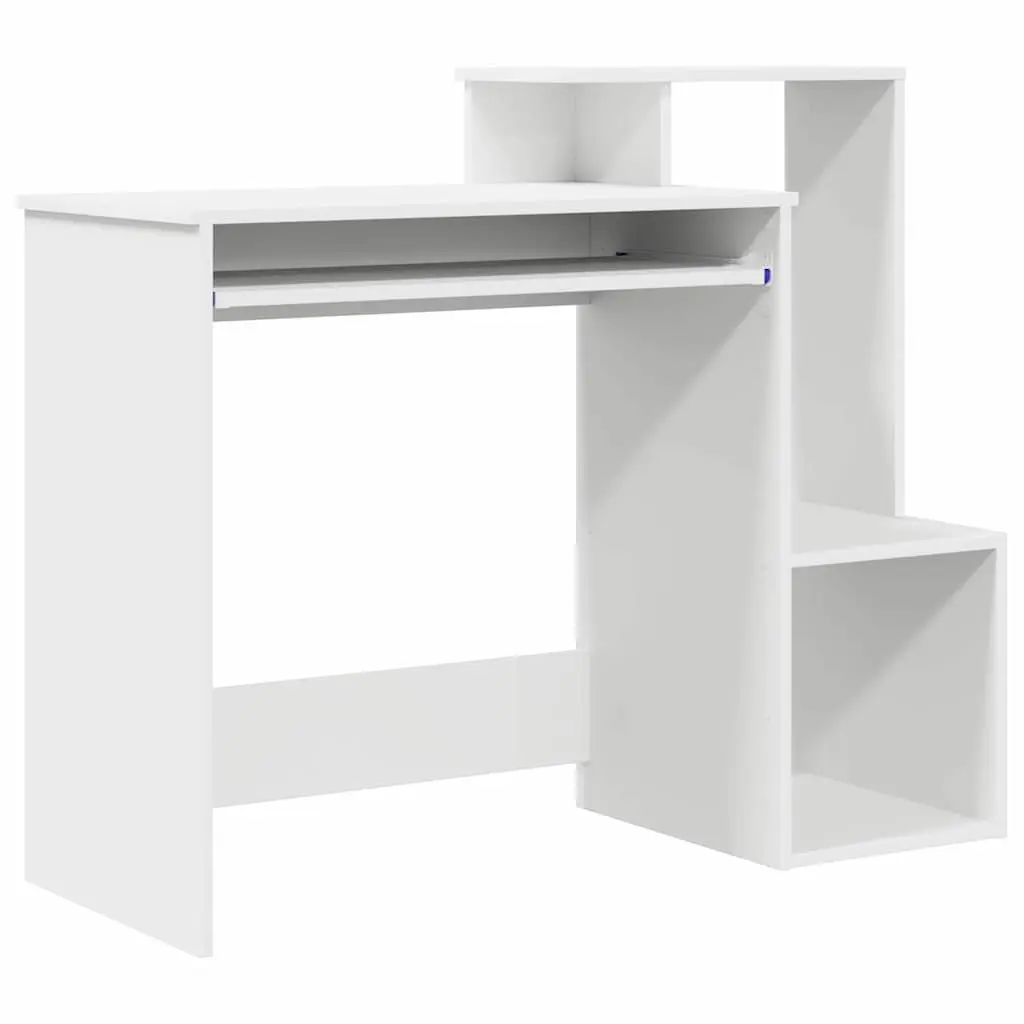 White Desk with Drawer for Workspaces