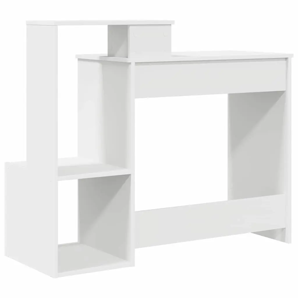 White Desk with Drawer for Workspaces