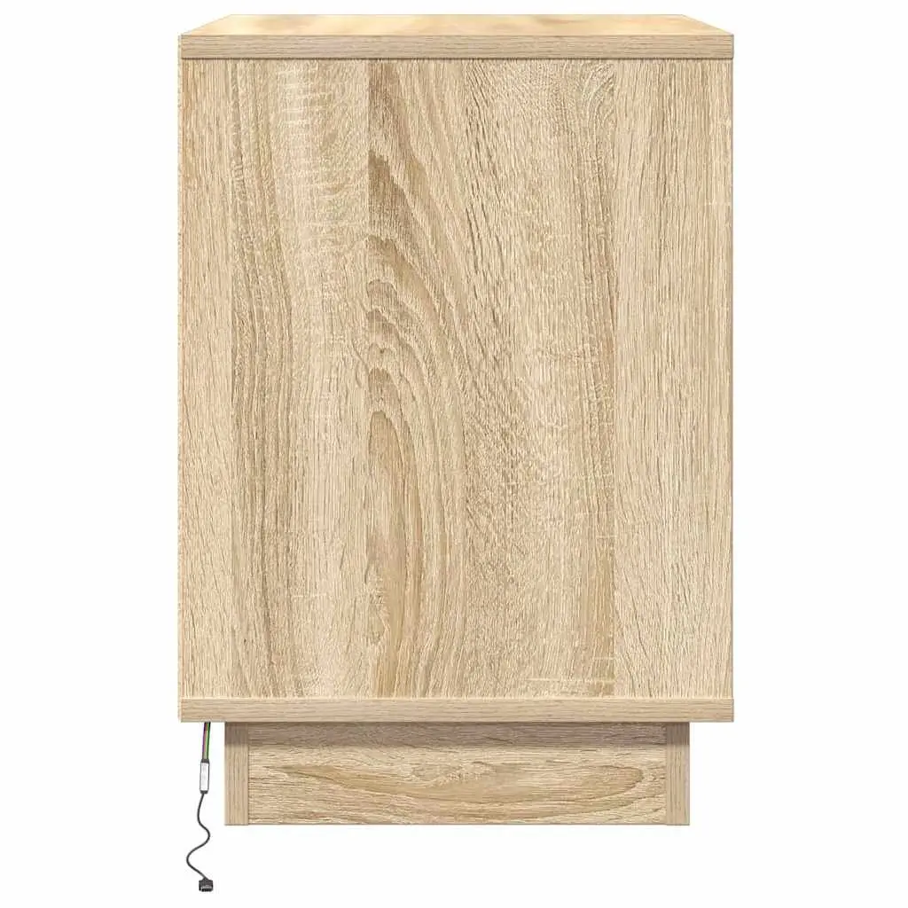 Bedside Cabinet Modern Beige 50 x 34.5 x 50 cm Engineered Wood