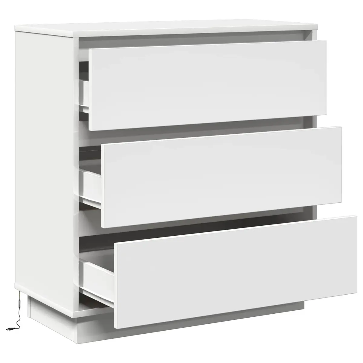 White Nightstand for Modern Bedrooms