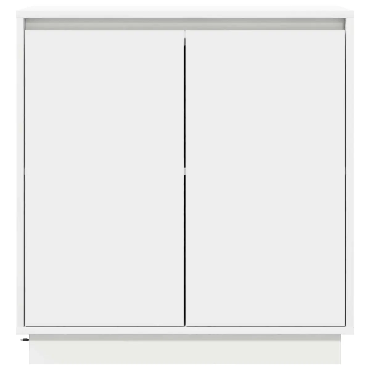 LED Sideboard Storage Cabinet White 71x34.5x75cm Engineered Wood RGB Lighting