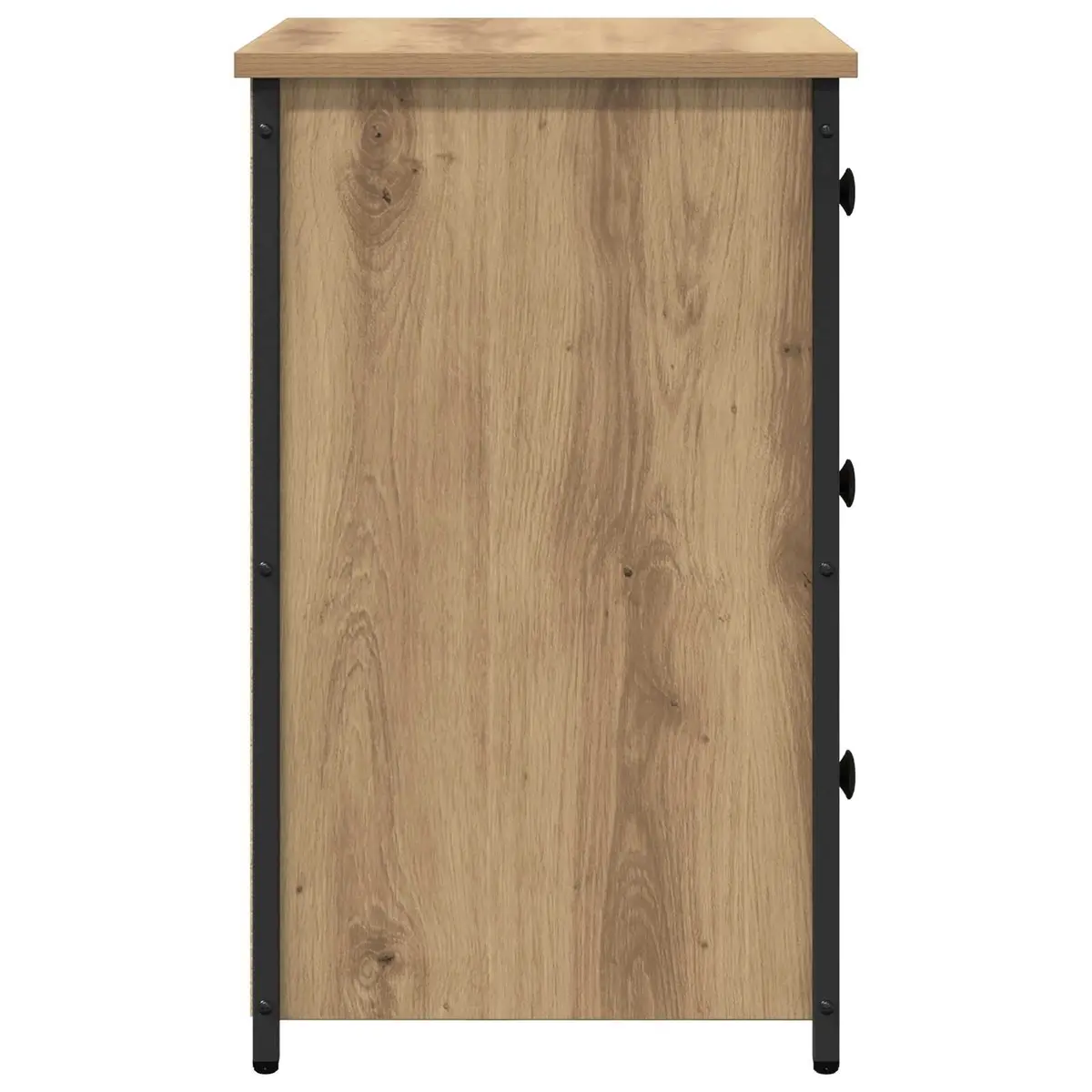 Bedside Cabinet 2 pcs Brown 40 x 36 x 60 cm Bedroom Nightstand Storage Drawer
