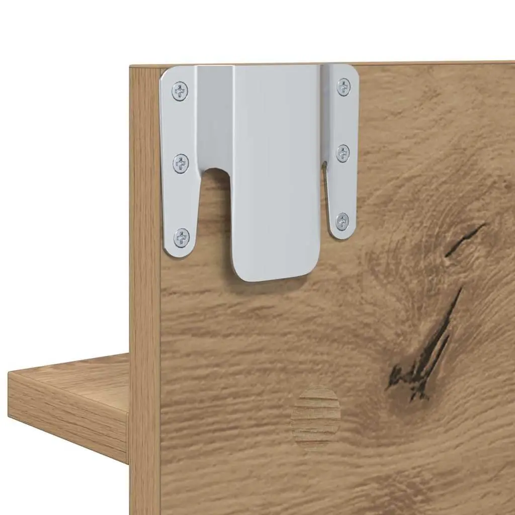 Hallway Furniture Set Modern Storage Bench Mirror Coat Racks Entryway Organiser Brown Engineered Wood