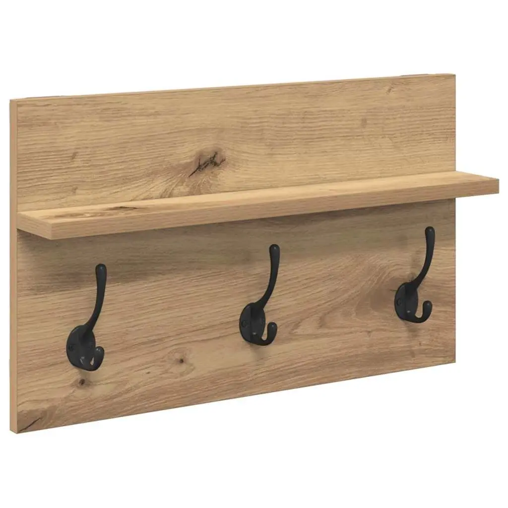 Hallway Furniture Set Modern Storage Bench Mirror Coat Racks Entryway Organiser Brown Engineered Wood
