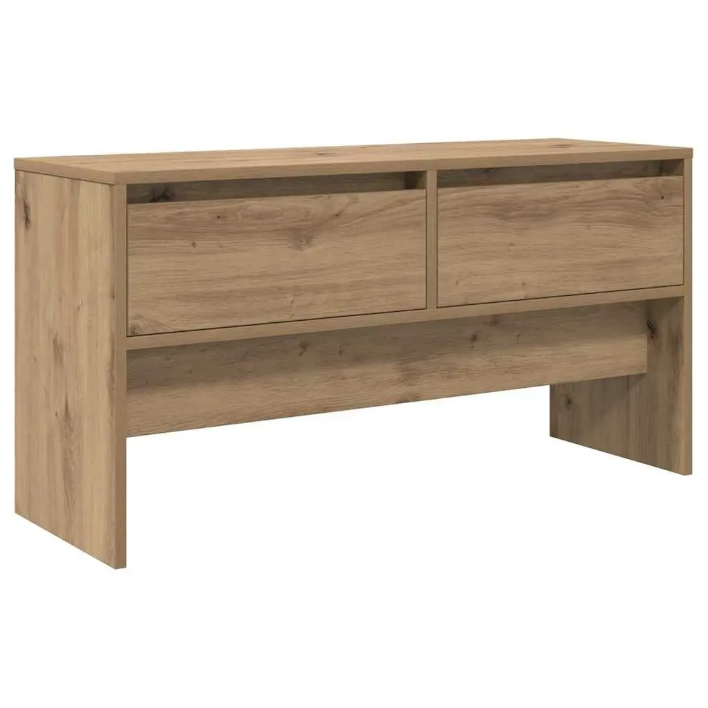 Hallway Furniture Set Modern Storage Bench Mirror Coat Racks Entryway Organiser Brown Engineered Wood