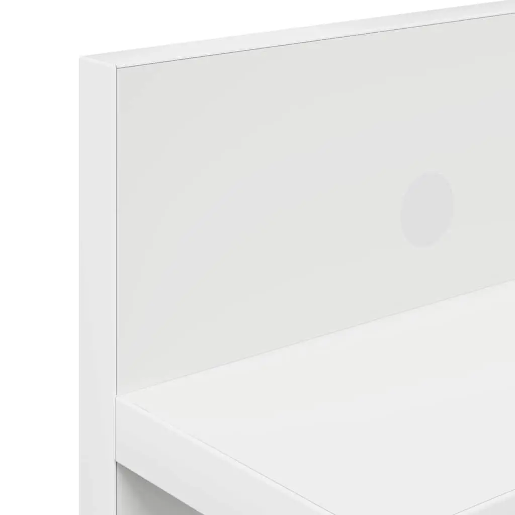Wall-Mounted Coat Rack White Modern 100 x 10.5 x 18 cm Engineered Wood