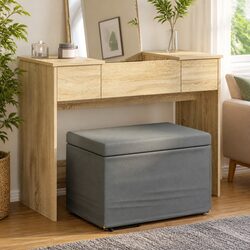 Grey Backless Bar Stool for Comfortable Dining Spaces