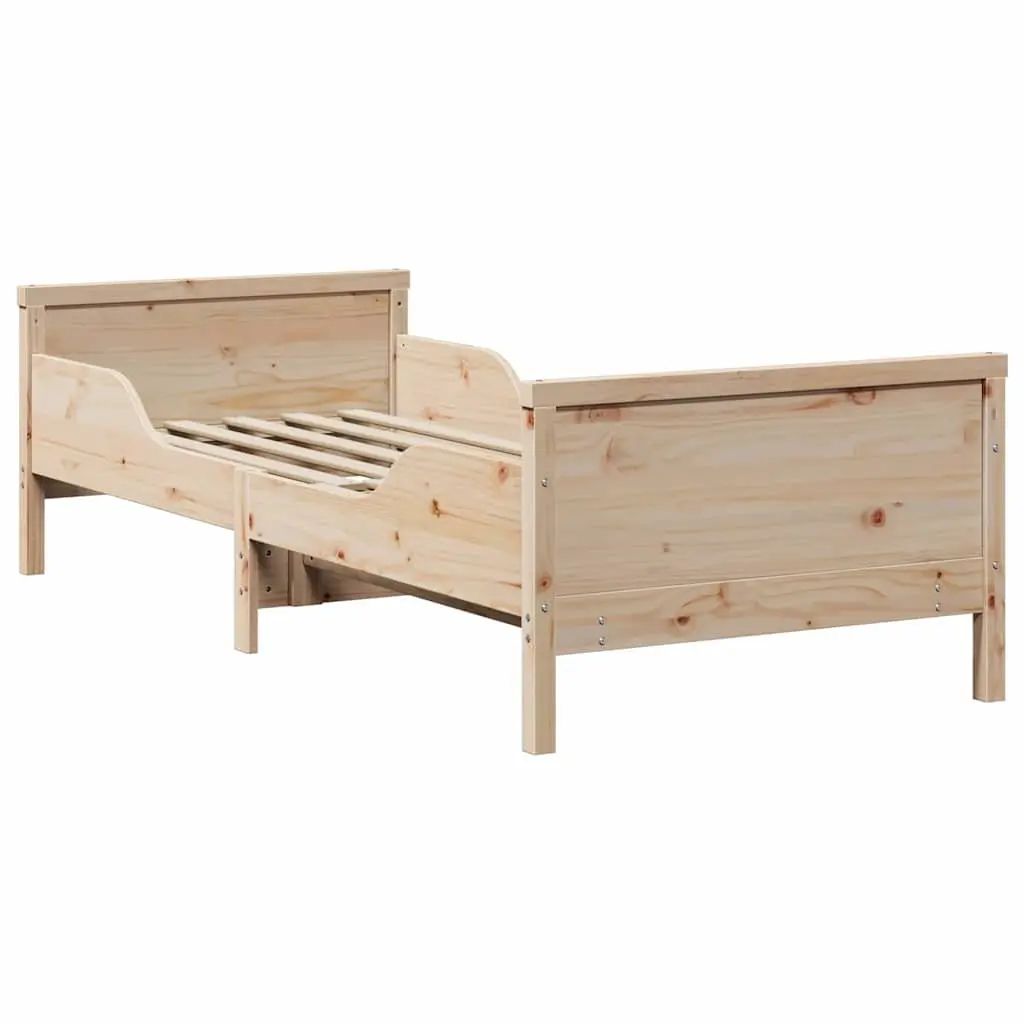 Bed Frame with Headboard and Footboard for Kids