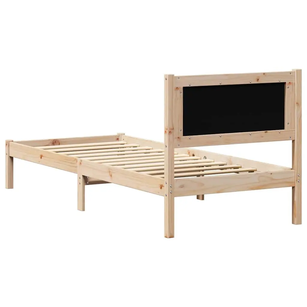 Minimalist Bed Frame with Upholstered Headboard