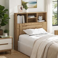 Wall-Mounted Headboard Cabinet for Stylish Storage