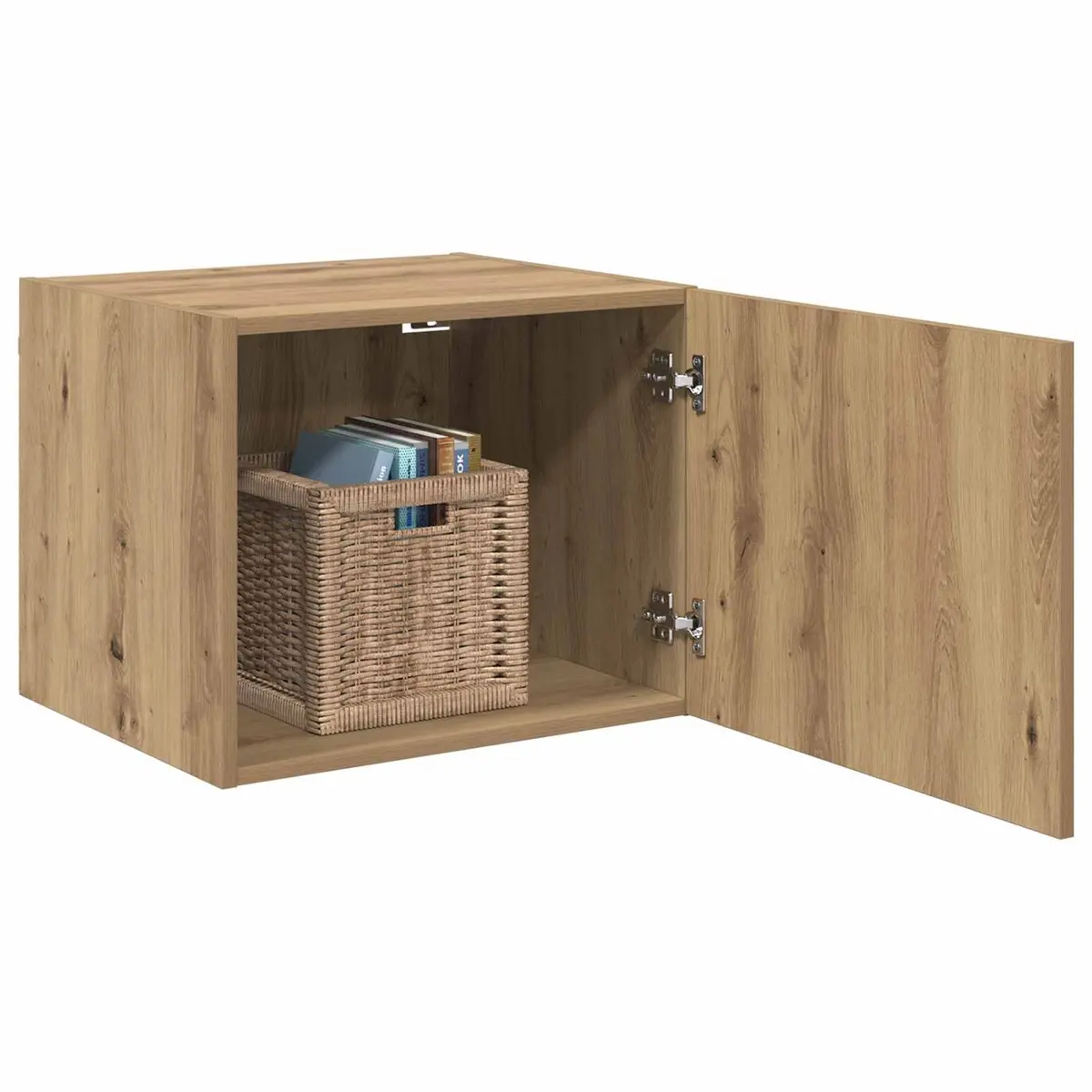 Rustic Brown Wall Cabinet for Warm Living Spaces