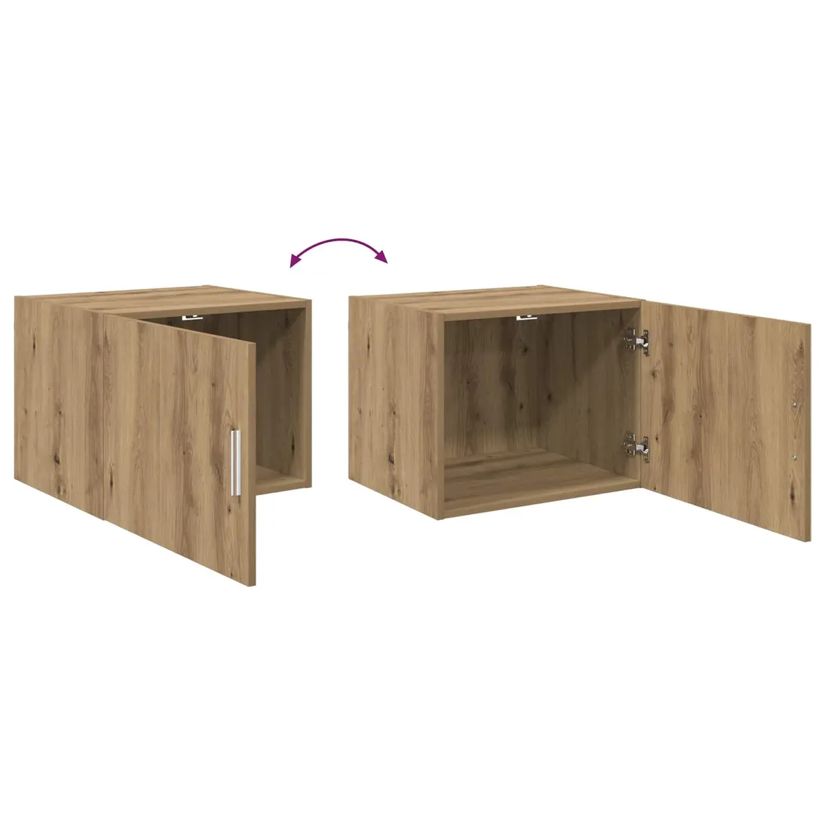 Rustic Brown Wall Cabinet for Warm Living Spaces