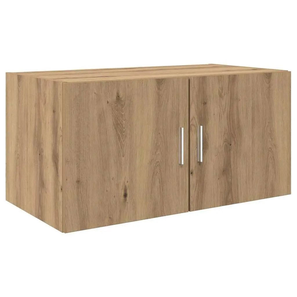 Wall Cabinet Brown Storage Furniture Engineered Wood 80 x 42.5 x 40 cm Mounted