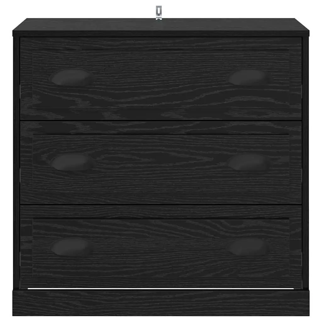 Black Oak 70cm Storage Sideboard for Dining Spaces