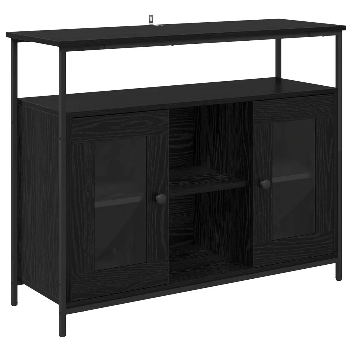 Black Oak Sideboard for Dining and Kitchen