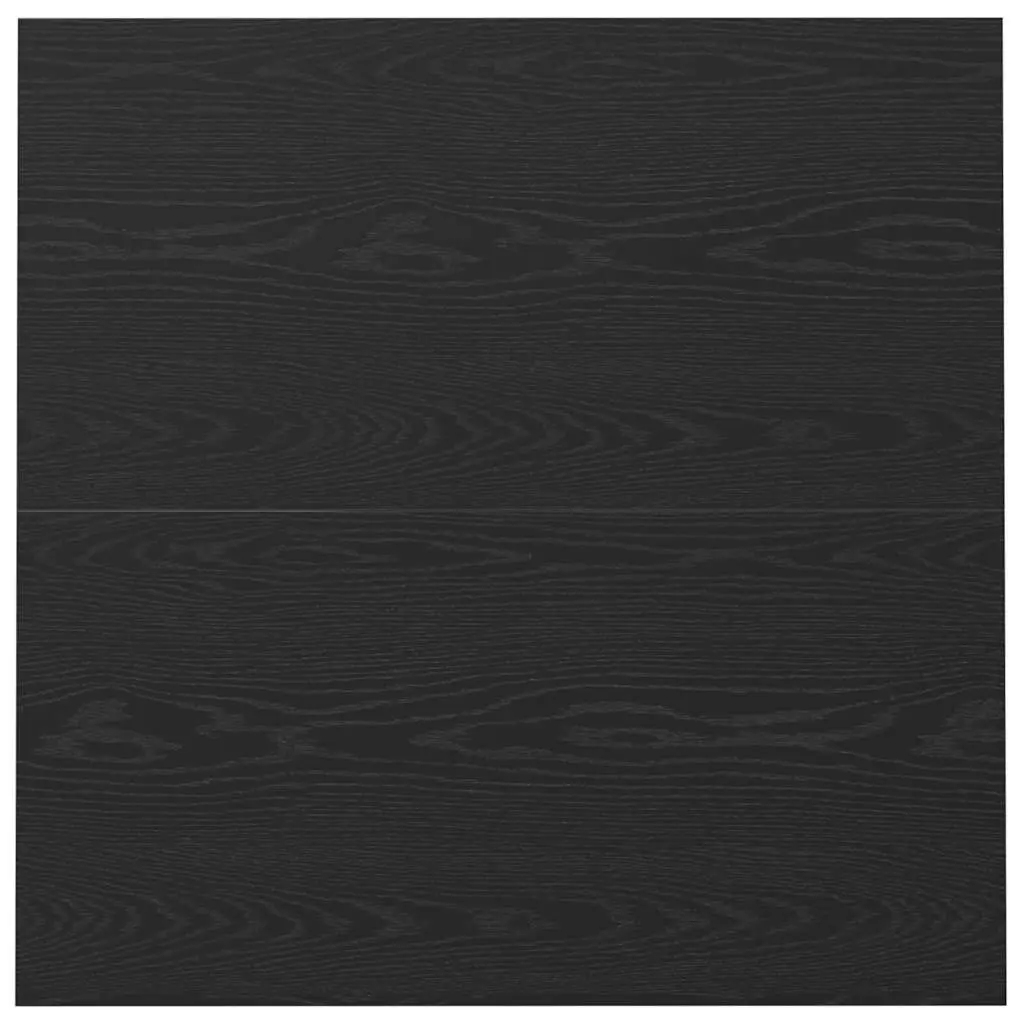 Industrial Coffee Table Black 100x100x40cm Engineered Wood and Metal