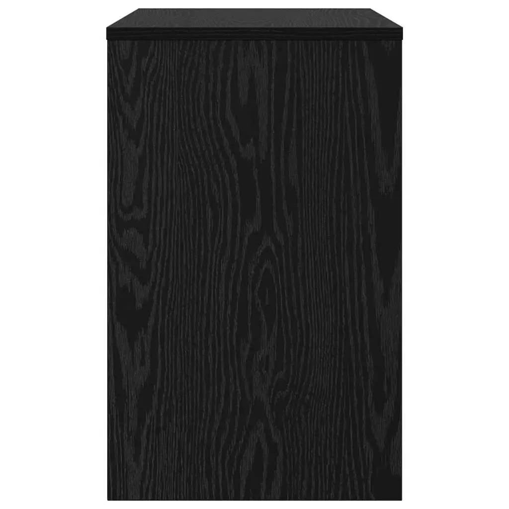 3-Piece Black Oak Nesting Coffee Table Set