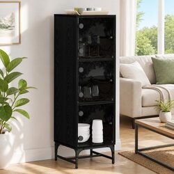 Modern Black Sideboard for Dining Room and Living Space