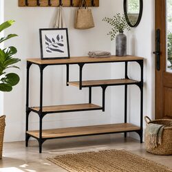 Narrow Console Table for Warm Living Spaces