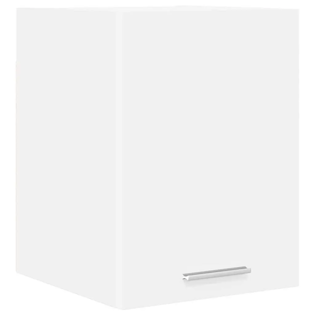 Hanging Kitchen Cabinet with Door White Modern Storage Engineered Wood