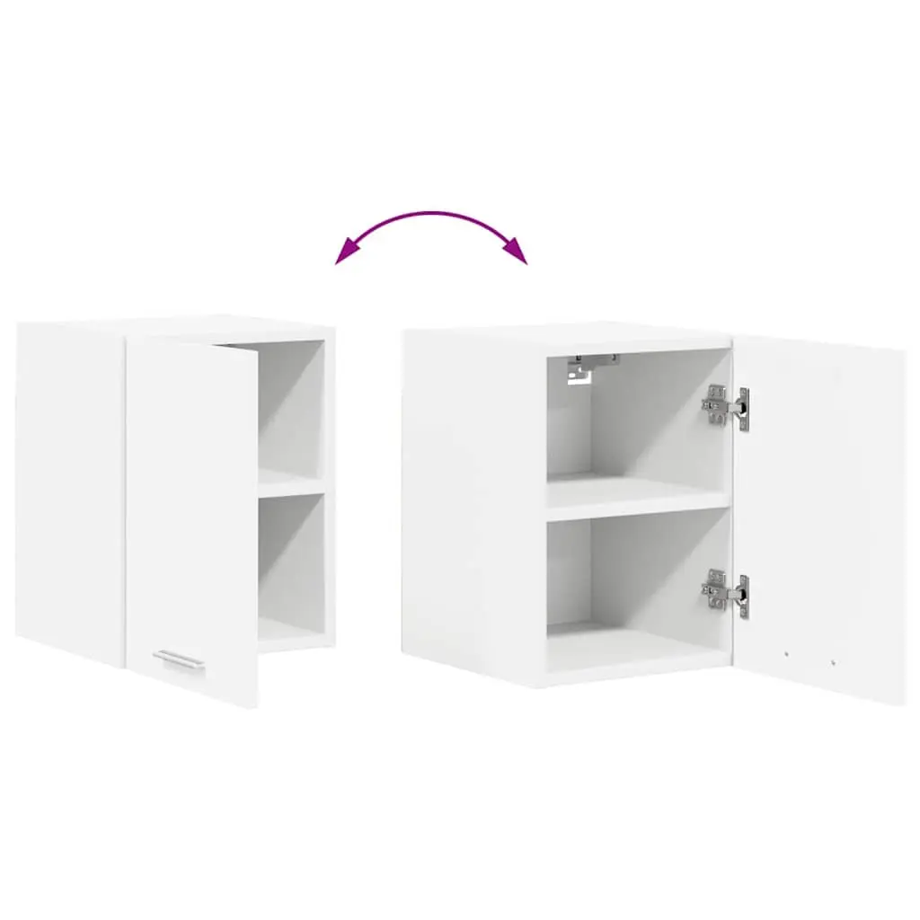 White Modern Hanging Kitchen Cabinet for Smart Storage