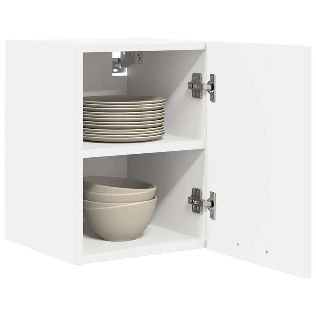 White Modern Hanging Kitchen Cabinet for Smart Storage