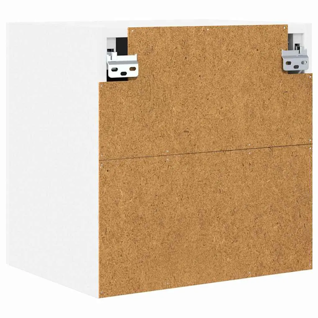 Hanging Kitchen Cabinet White Storage Cupboard Single Door Engineered Wood 40x31x40cm